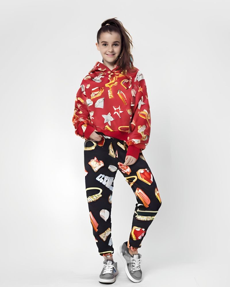 Felpa GCDS Bambine e ragazze Rosso - Autunno/Inverno