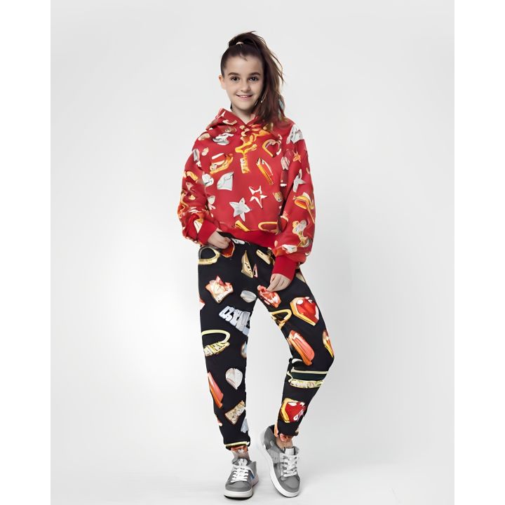 Felpa GCDS Bambine e ragazze Rosso - Autunno/Inverno