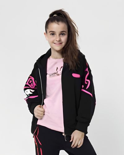 Felpa GCDS Bambine e ragazze Nero