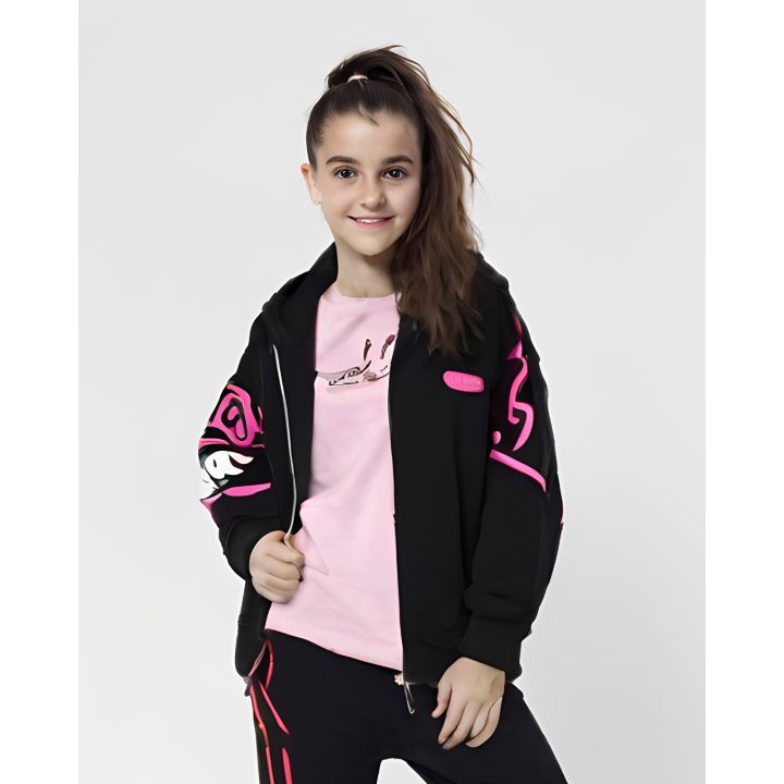Felpa GCDS Bambine e ragazze Nero
