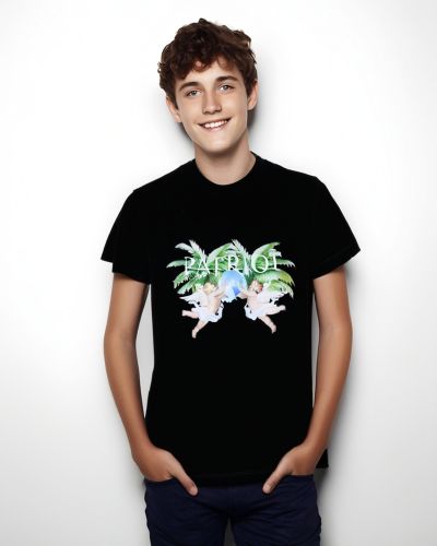 T-shirt Patriot Bambino Nero