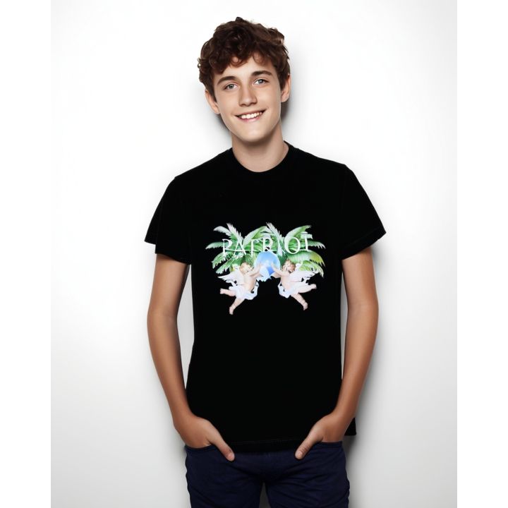 T-shirt Patriot Bambino Nero