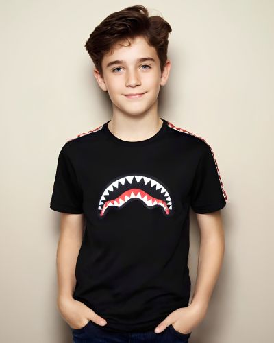 T-shirt Sprayground Bambino Nero