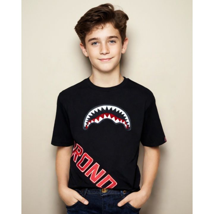 T-shirt Sprayground Bambino Nero