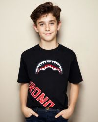 T-shirt Sprayground Bambino Nero