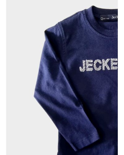 T-shirt Jeckerson Bambini e ragazzi Blu - Autunno/Inverno