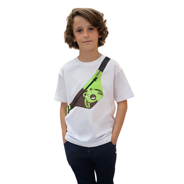 T-shirt Sprayground Bambino Bianco