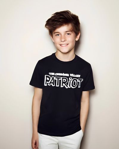 T-shirt Patriot Bambino Nero