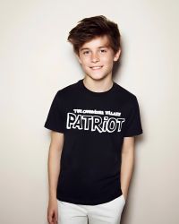 T-shirt Patriot Bambino Nero