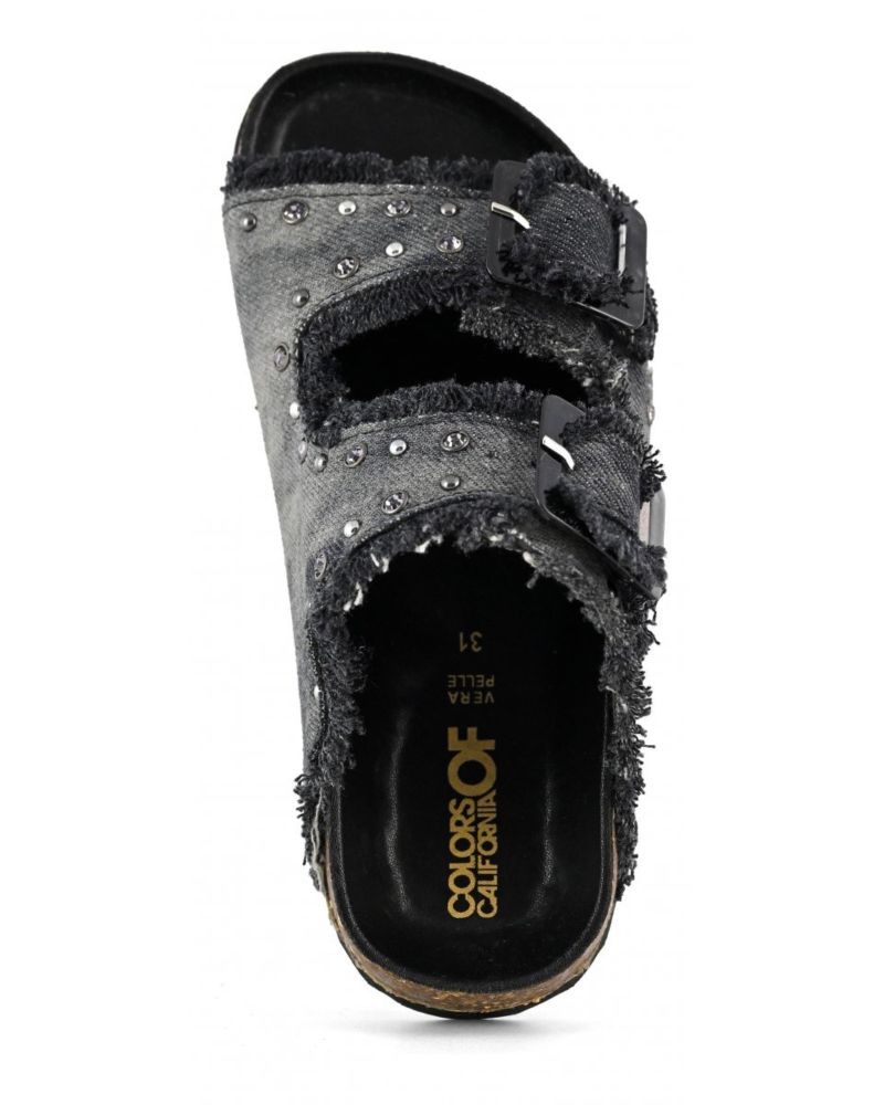 Sandalo Colors of California Bambine e ragazze Nero - Primavera/Estate