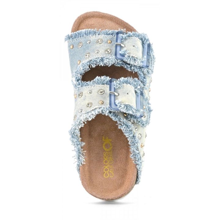Sandalo Colors Of California Celeste Bambine E Ragazze | Tamaiti