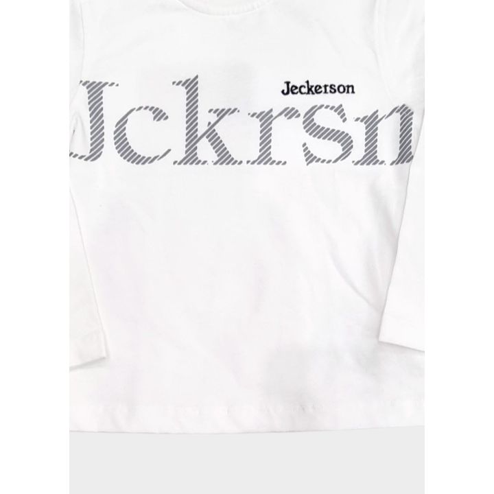 T-shirt Jeckerson Bambini e ragazzi Bianco - Autunno/Inverno