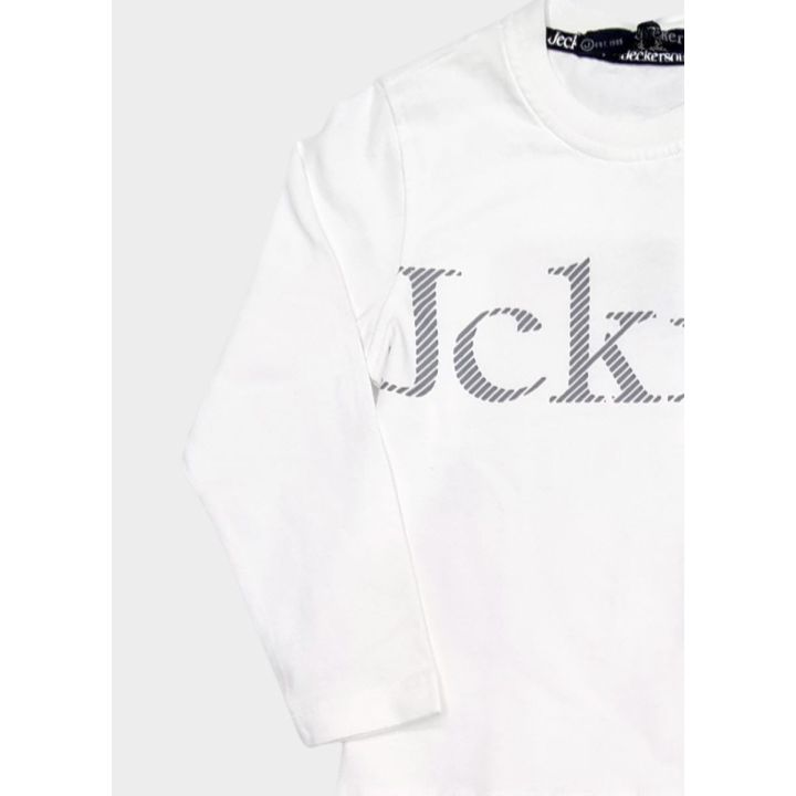 T-shirt Jeckerson Bambini e ragazzi Bianco - Autunno/Inverno