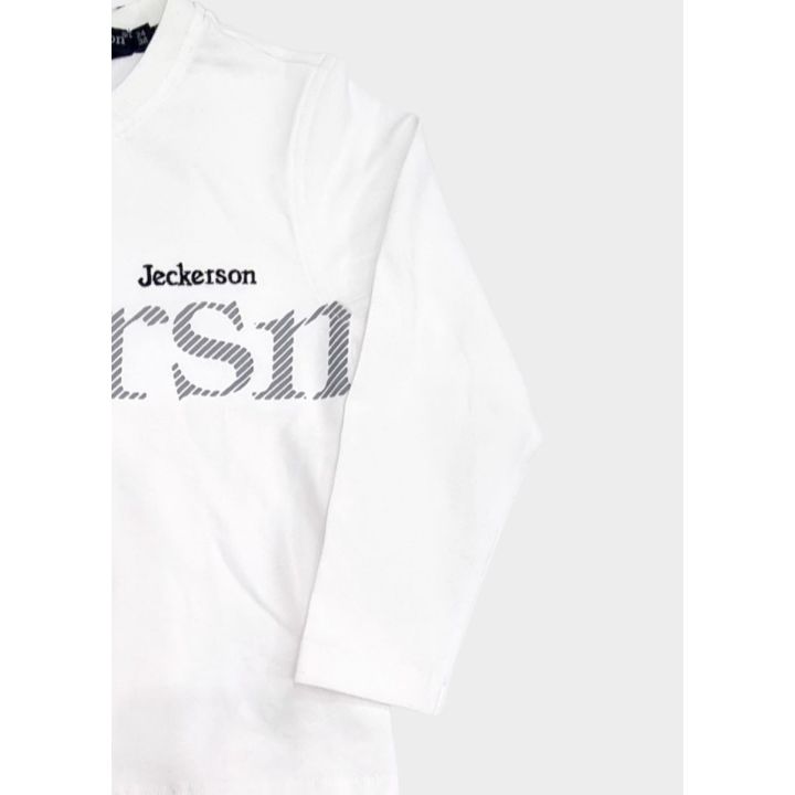T-shirt Jeckerson Bambini e ragazzi Bianco - Autunno/Inverno
