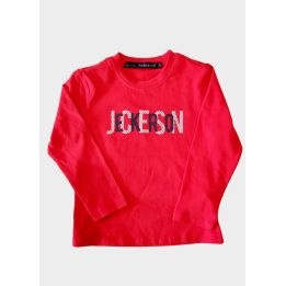 T-shirt Jeckerson Bambini e ragazzi Rosso - Autunno/Inverno