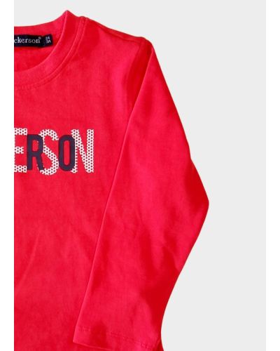 T-shirt Jeckerson Bambini e ragazzi Rosso - Autunno/Inverno