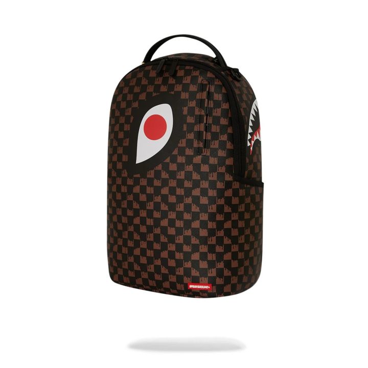 Zaino Sprayground Marrone ONE EYE BROWN CHECK | Tamaiti