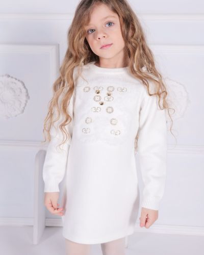 Abito FUN&FUN Bambine e ragazze Bianco - Autunno/Inverno