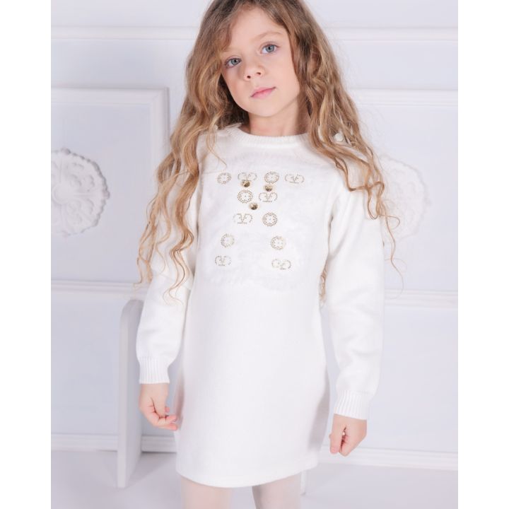 Abito FUN&FUN Bambine e ragazze Bianco - Autunno/Inverno