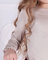 Maglia FUN&FUN Bambine e ragazze Beige - Autunno/Inverno