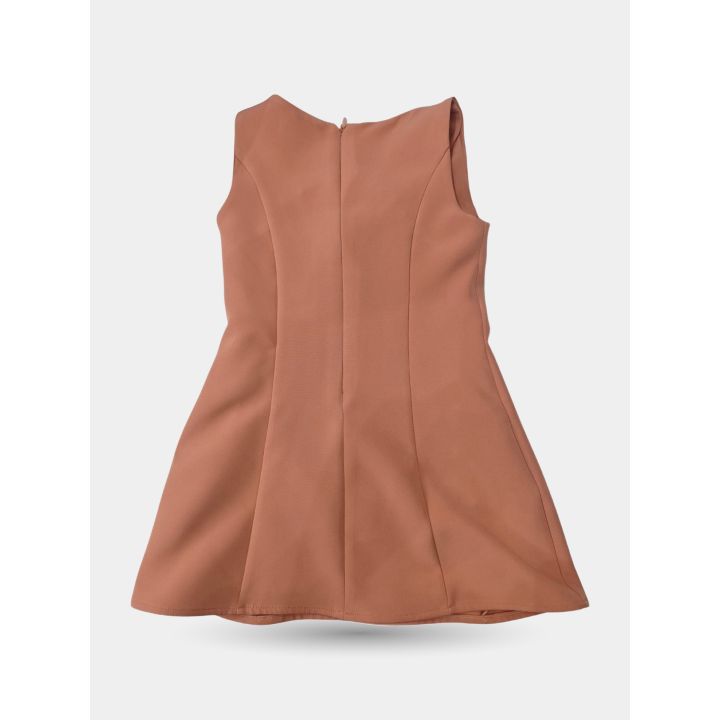 Retro dell'abito FUN&FUN rosa con zip