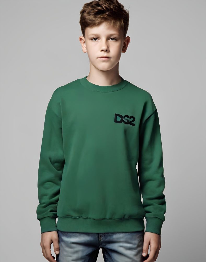 Felpa DS2 Bambino Verde