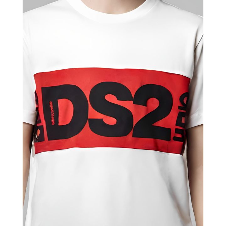 T-shirt DS2 Bambini e ragazzi Bianco - Primavera/Estate