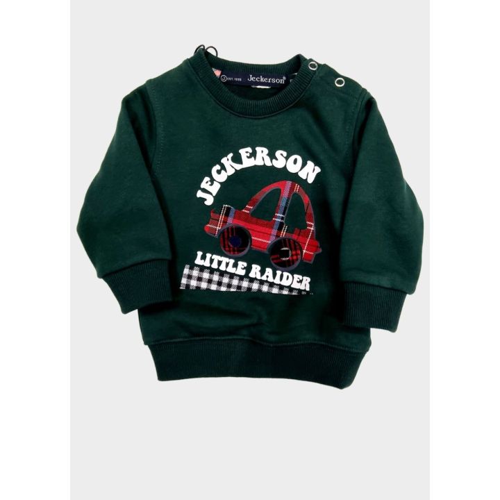 Felpa Jeckerson Bimbo Verde - Autunno/Inverno