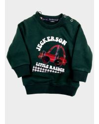 Felpa Jeckerson Bimbo Verde - Autunno/Inverno