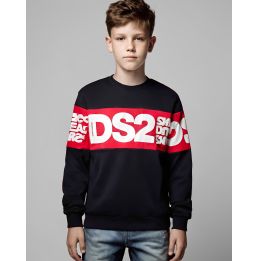 Felpa DS2 Bambino Nero
