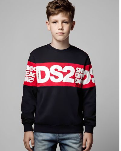 Felpa DS2 Bambino Nero