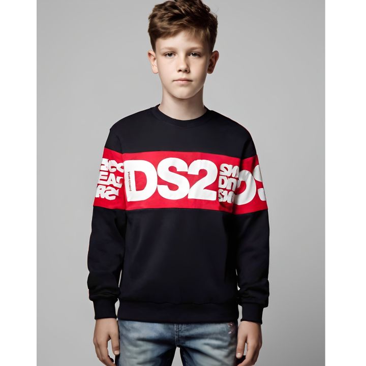 Felpa DS2 Bambino Nero