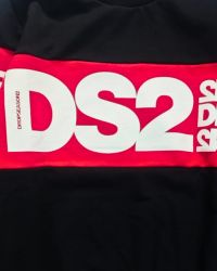 Felpa DS2 Bambini e ragazzi Nero - Autunno/Inverno