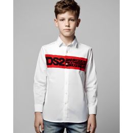 Camicia DS2 Bambino Bianco