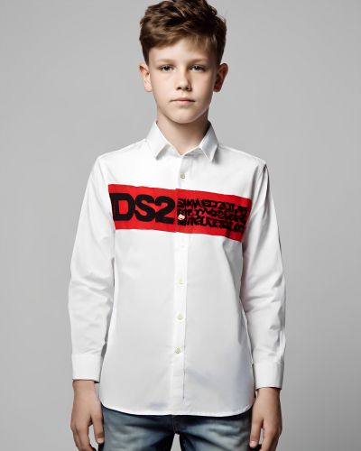 Camicia DS2 Bambino Bianco