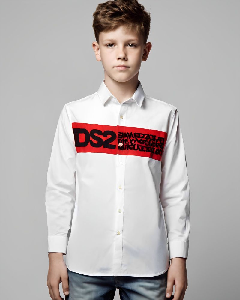Camicia DS2 Bambino Bianco
