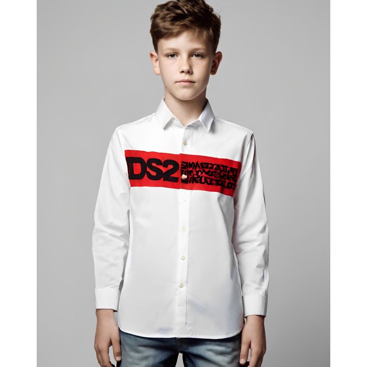 Camicia DS2 Bambino Bianco