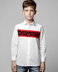 Camicia DS2 Bambino Bianco