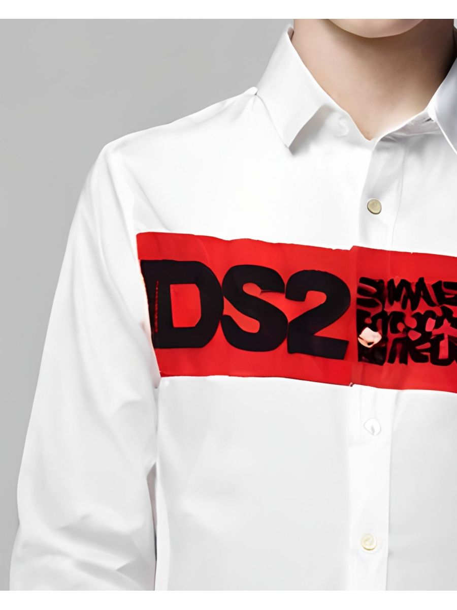 Camicia DS2 Bambini e ragazzi Bianco - Continuativa