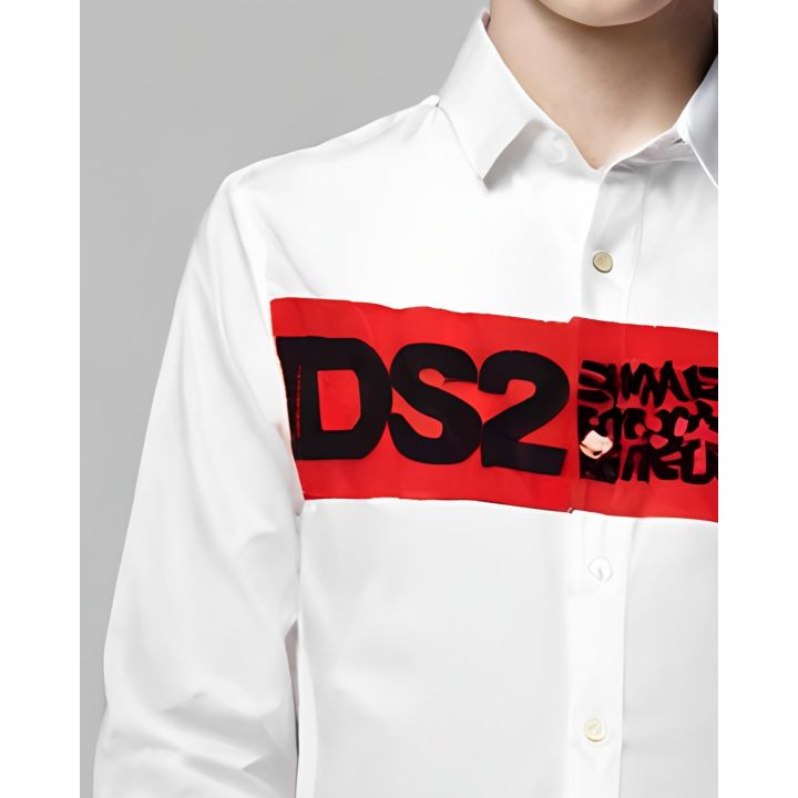 Camicia Ds2 Bianco Bambini E Ragazzi | Tamaiti
