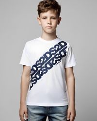 T-shirt DS2 Bambino Bianco