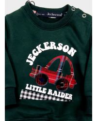 Felpa Jeckerson Bimbo Verde - Autunno/Inverno