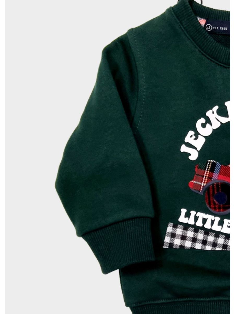 Felpa Jeckerson Bimbo Verde - Autunno/Inverno