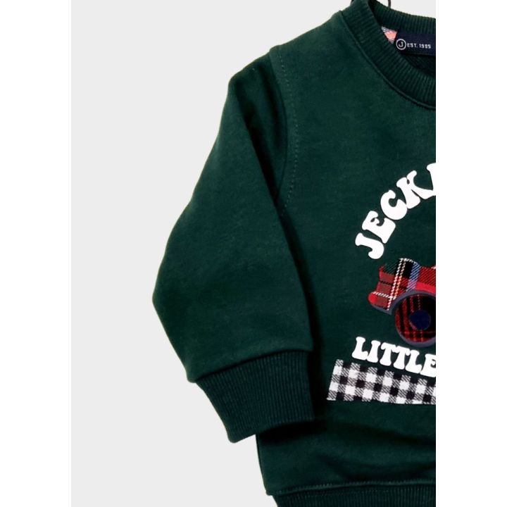 Felpa Jeckerson Bimbo Verde - Autunno/Inverno