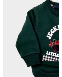 Felpa Jeckerson Bimbo Verde - Autunno/Inverno