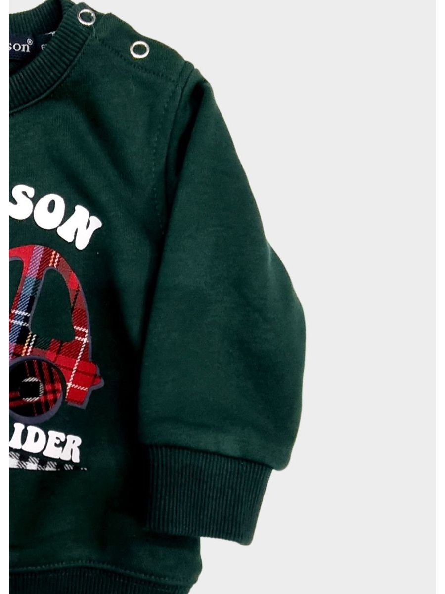 Felpa Jeckerson Bimbo Verde - Autunno/Inverno