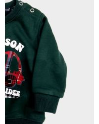 Felpa Jeckerson Bimbo Verde - Autunno/Inverno