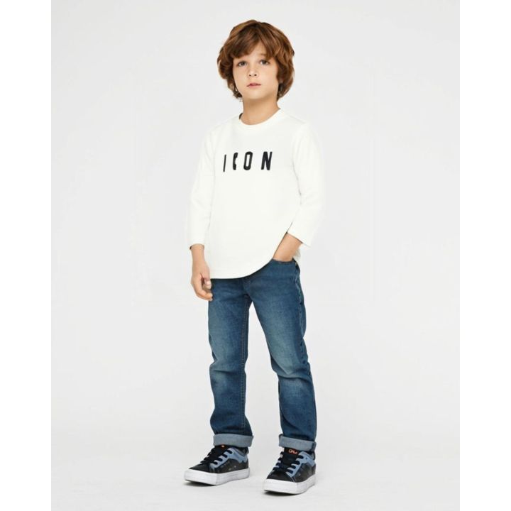 T-shirt ICON Neonato Bianco