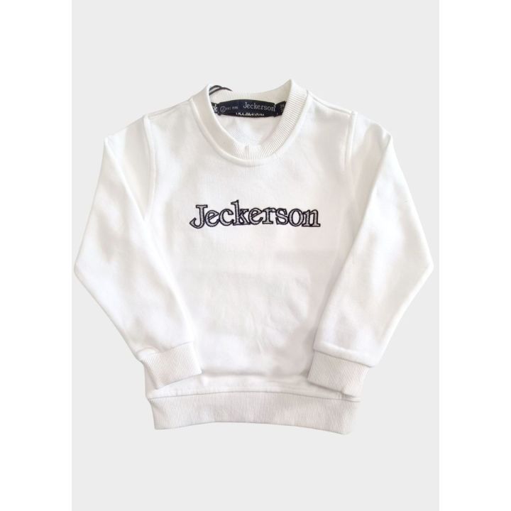 Felpa Jeckerson Bambini e ragazzi Bianco - Autunno/Inverno