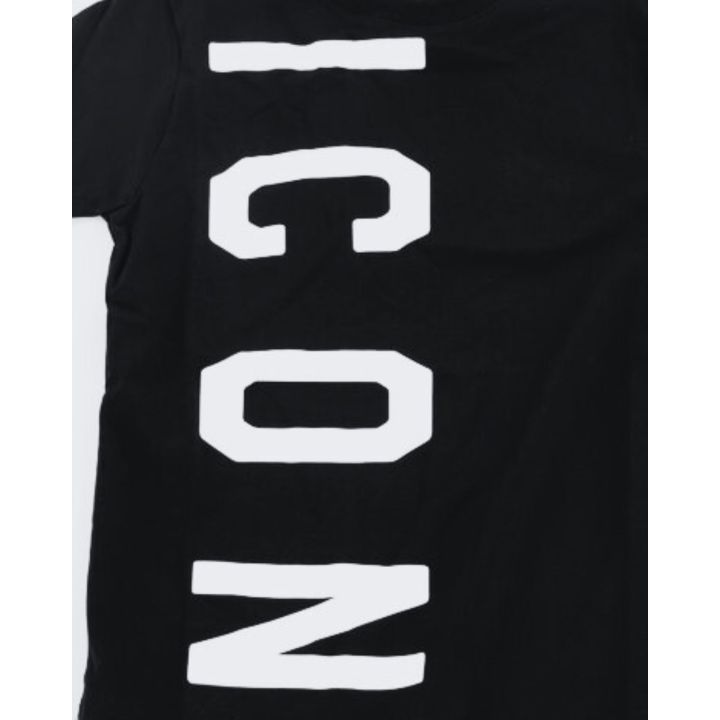 T-shirt Icon Nero Bambini E Ragazzi | Tamaiti